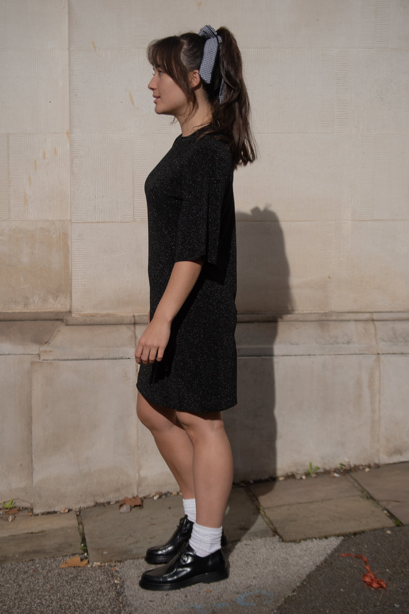 Object Filipa Short Black Dress