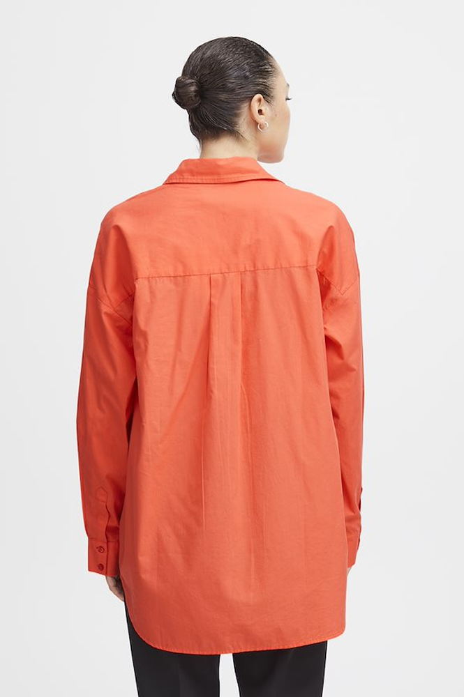 ICHI Estama Hot Coral Shirt