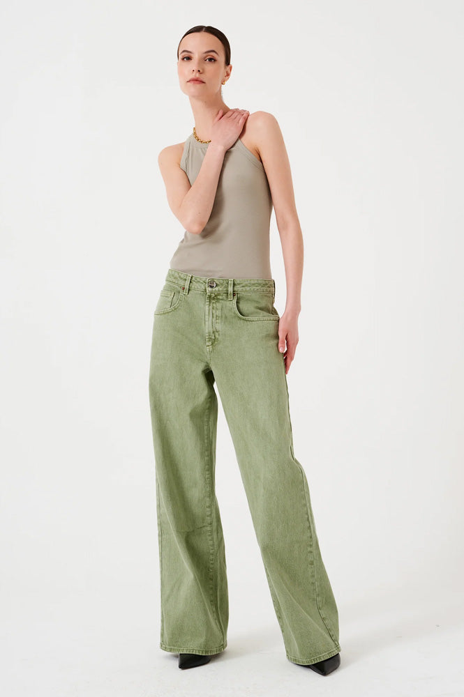 Seventy + Mochi Gracie Vintage Moss Jeans