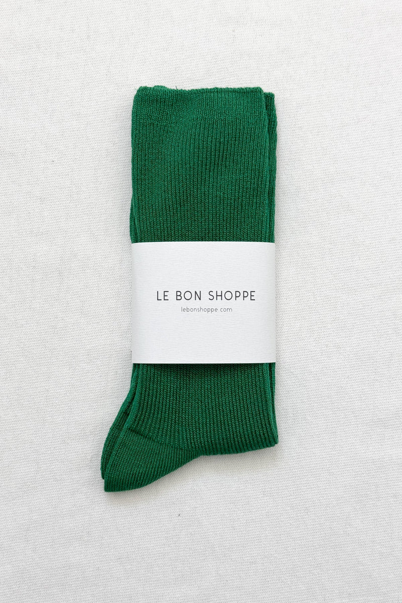 Le Bon Shoppe Deep Green Trouser Socks