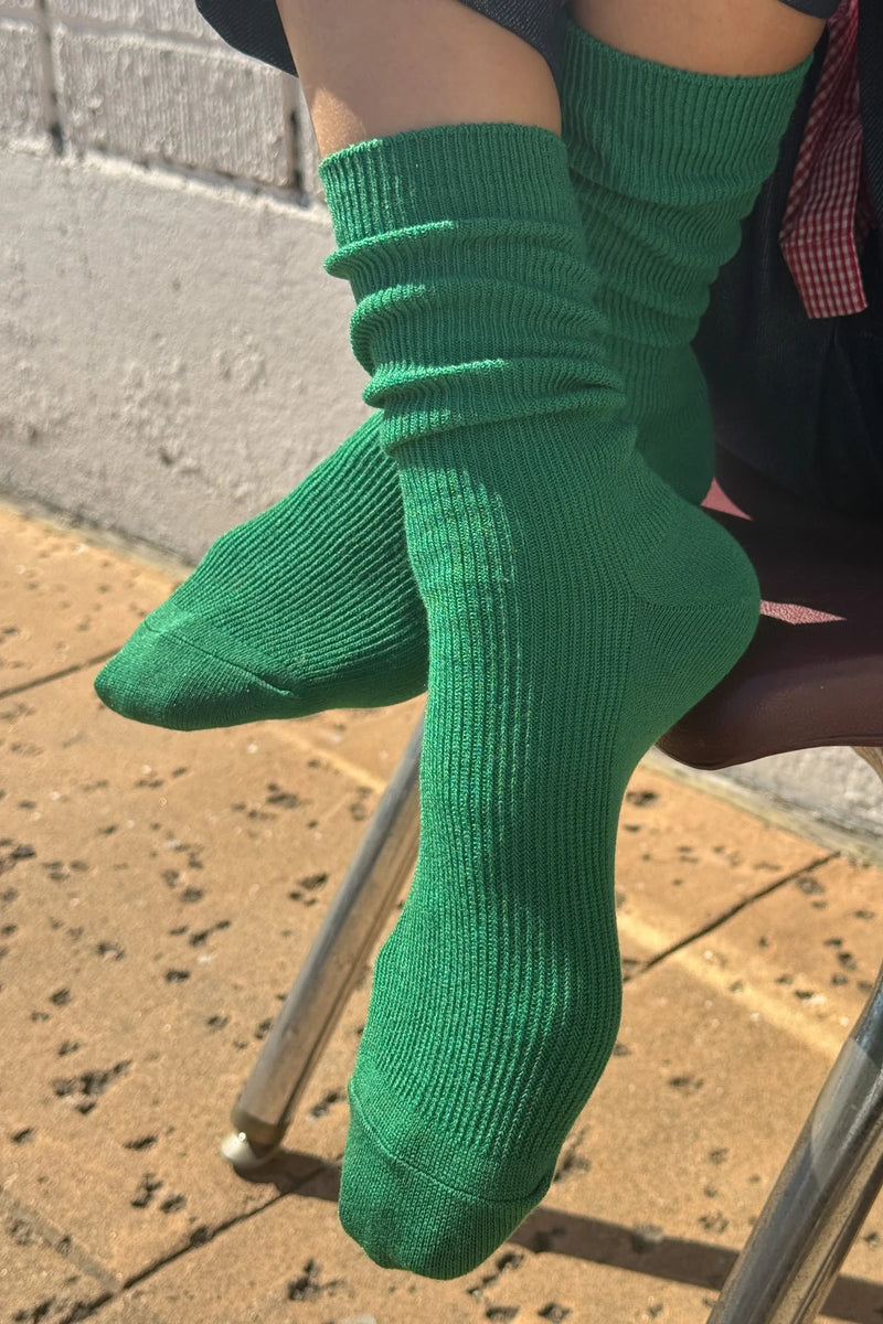 Le Bon Shoppe Deep Green Trouser Socks