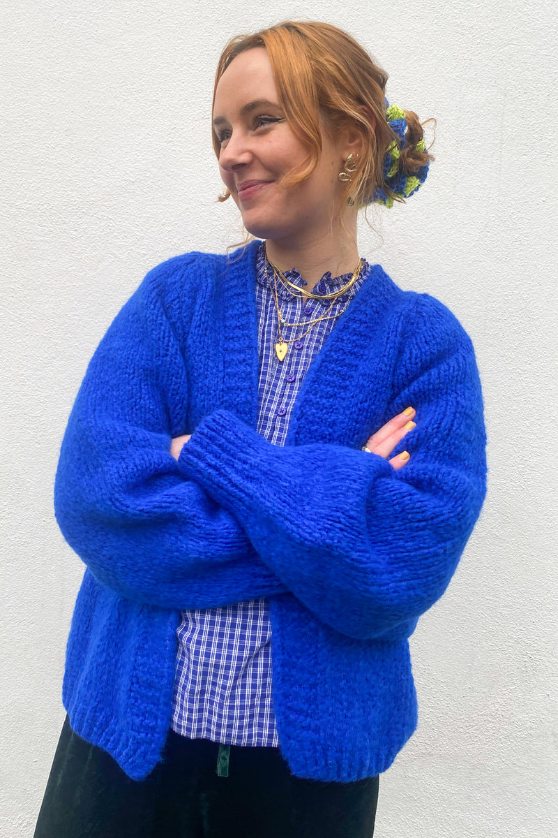 Noella Fora Royal Blue Cardigan - The Mercantile London