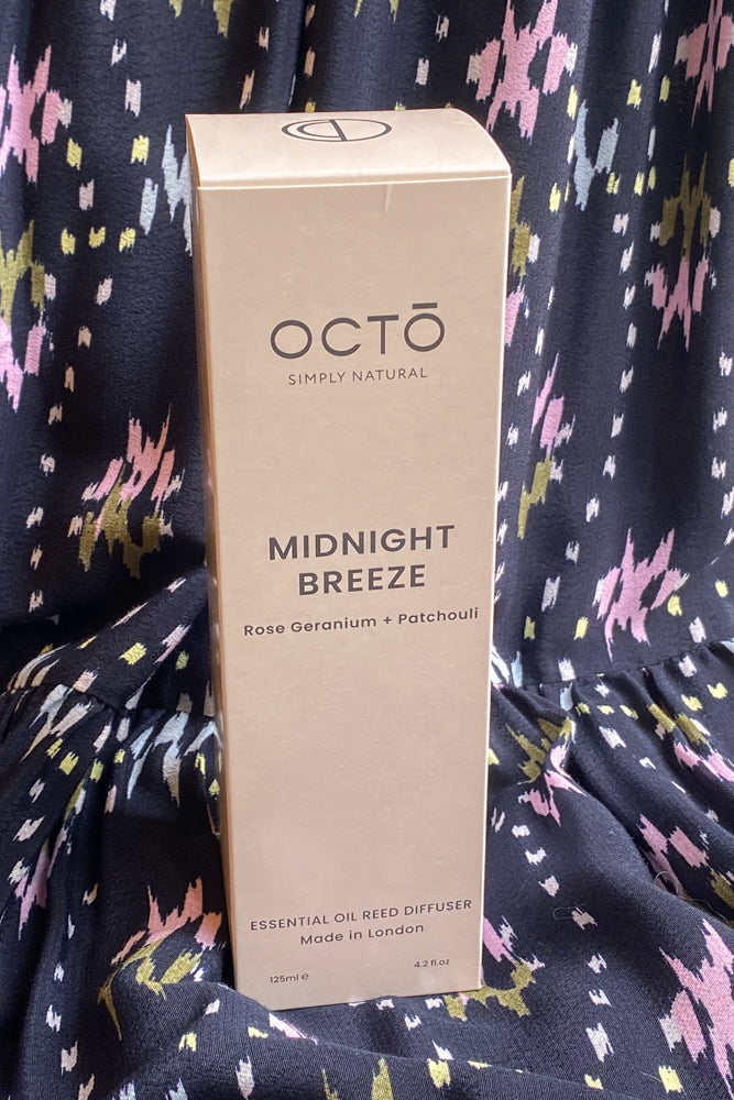 Octo London Midnight Breeze Reed Diffuser (Rose Geranium + Patchouli) - The Mercantile London