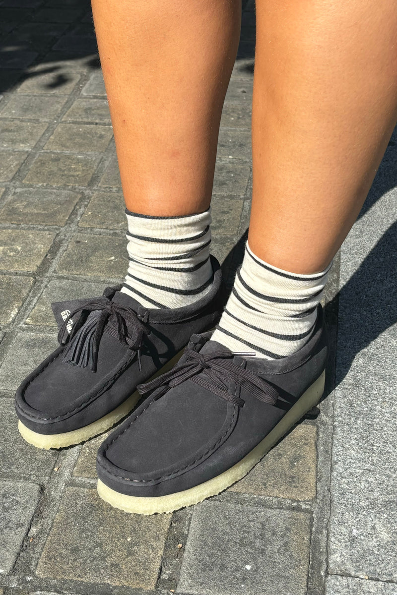 Clarks Wallabee in Brown Slate