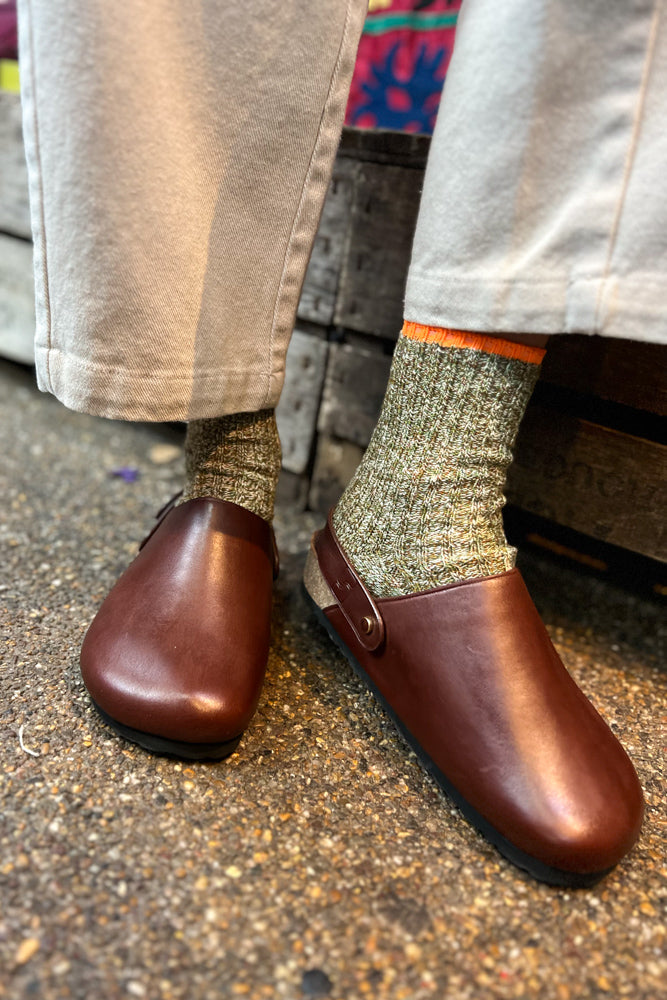 Royalties Sara Khaki Socks - The Mercantile London