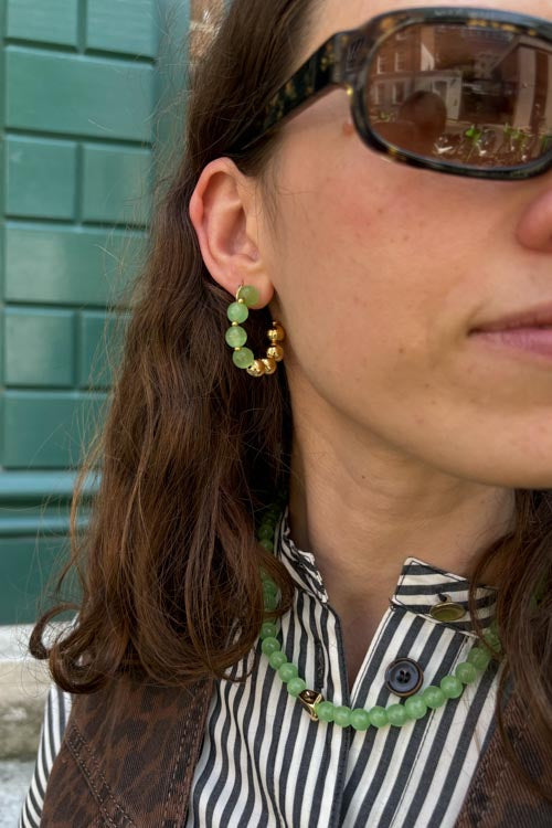 Talis Chains Tokyo Green Earrings