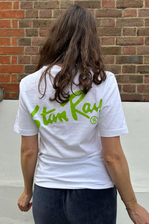 Stan Ray Stan OG White / Lime Green Tee