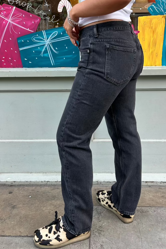 Samsoe & Samsoe Susan Washed Black Denim Jeans