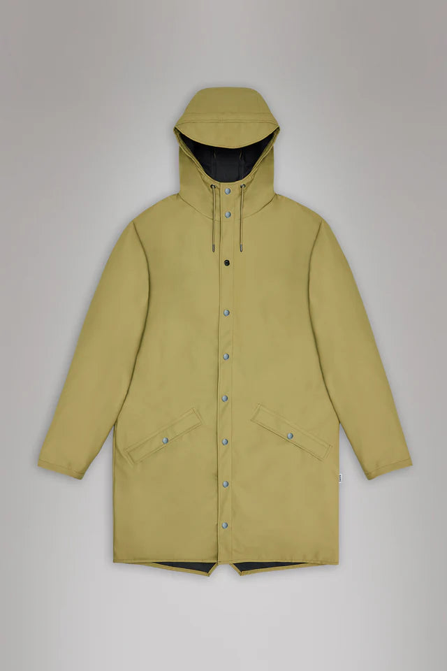 Rains Long Khaki Jacket