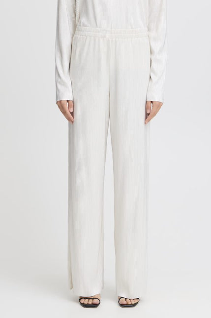 ICHI Mathilde Champagne Silver Trousers