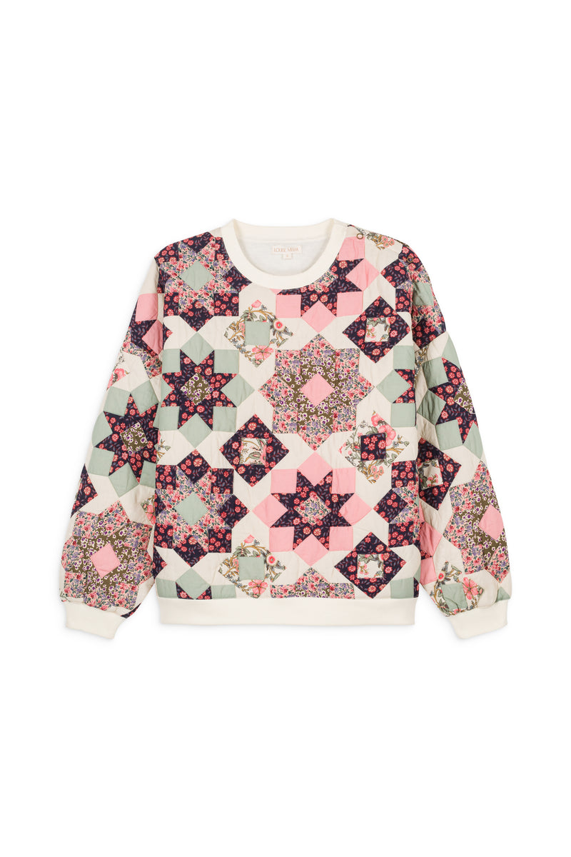 Louise Misha Pantine Star Patchwork Sweatshirt