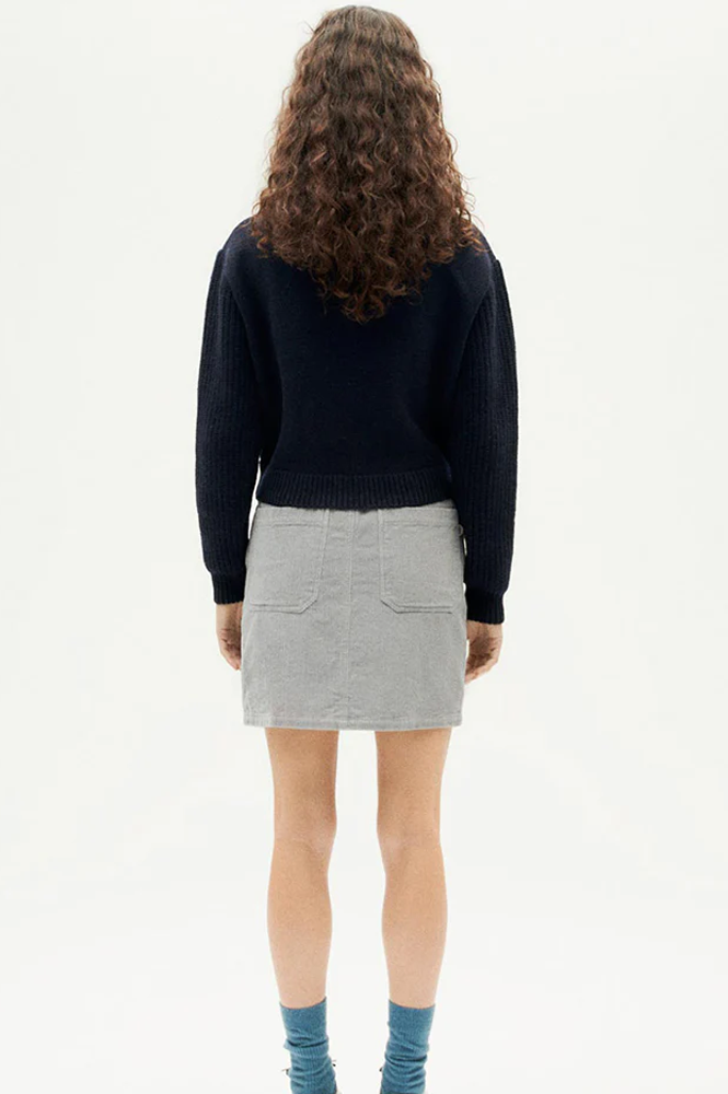 Thinking Mu Tanit Navy Sweater