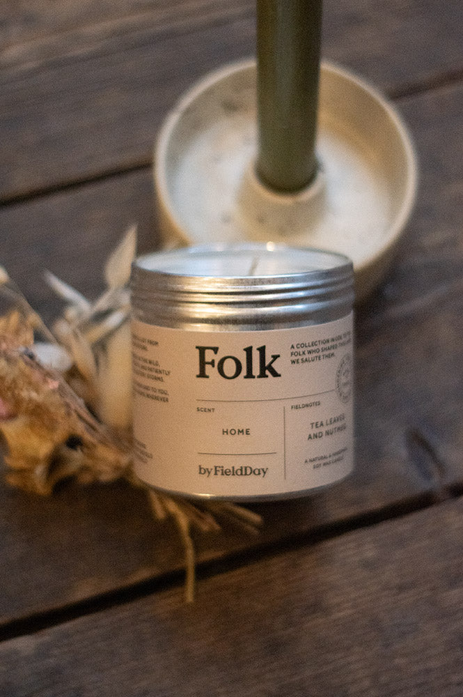 FieldDay Home Folk Tin Candle