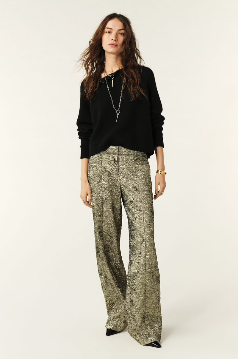 Ba&sh Bista Gold Trousers