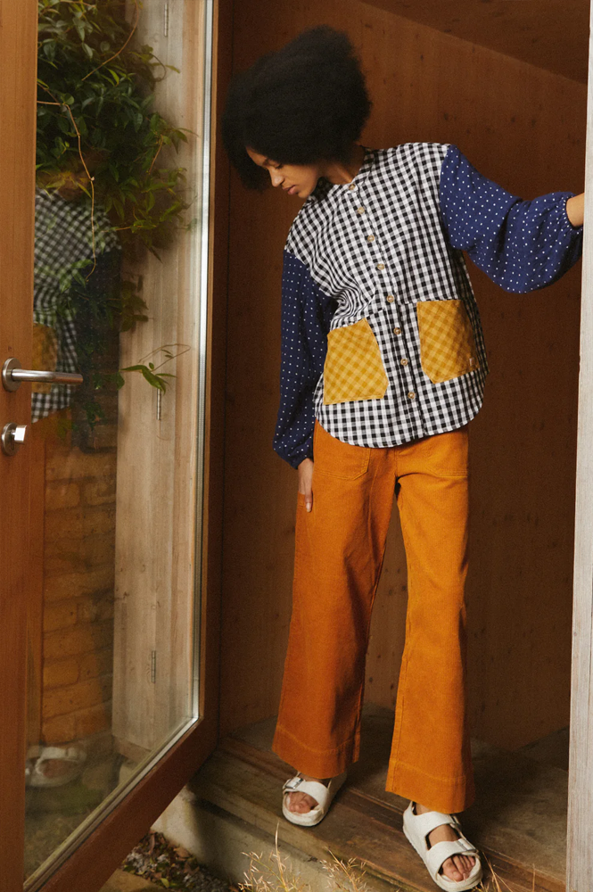 L.F. Markey Carpenter Mustard Corduroy Trousers