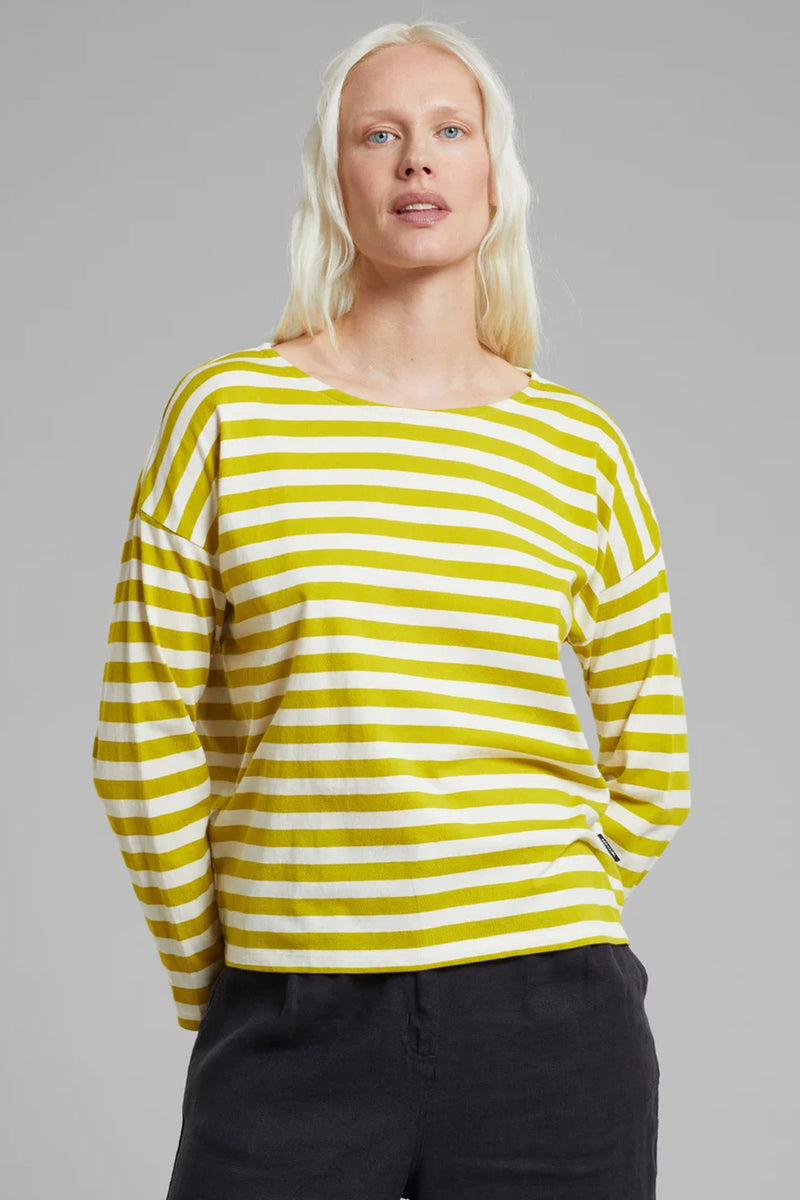 Dedicated Humledal Striped Yellow Citronelle Top