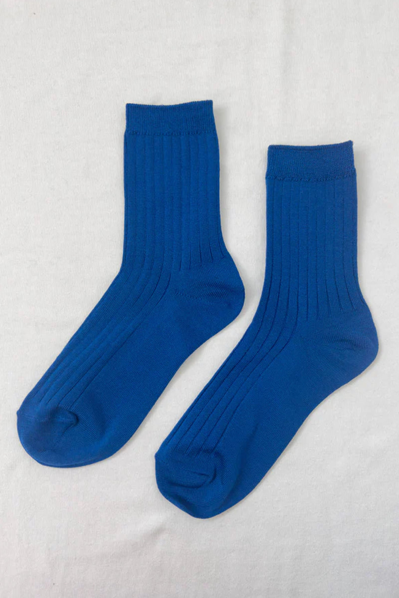 Le Bon Shoppe Her Cobalt Socks - The Mercantile London