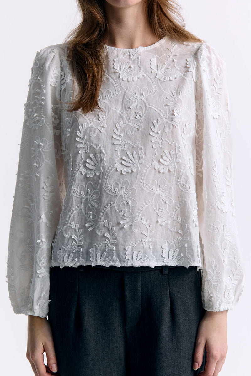 Object Mya Cloud Dancer Blouse