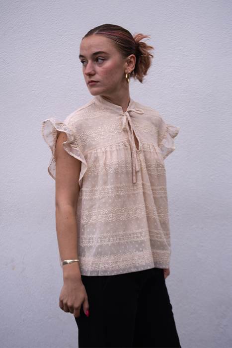 Noella Seven Ivory Blouse