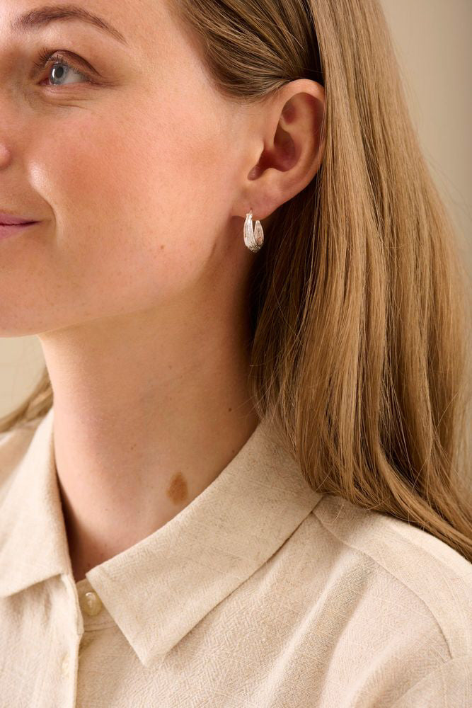 Pernille Corydon Small Coastline Silver Earrings - The Mercantile London