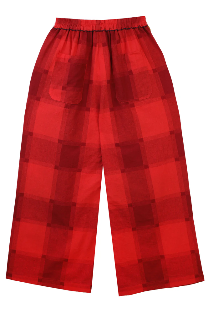 L.F. Markey Eamon Red Gingham Trousers