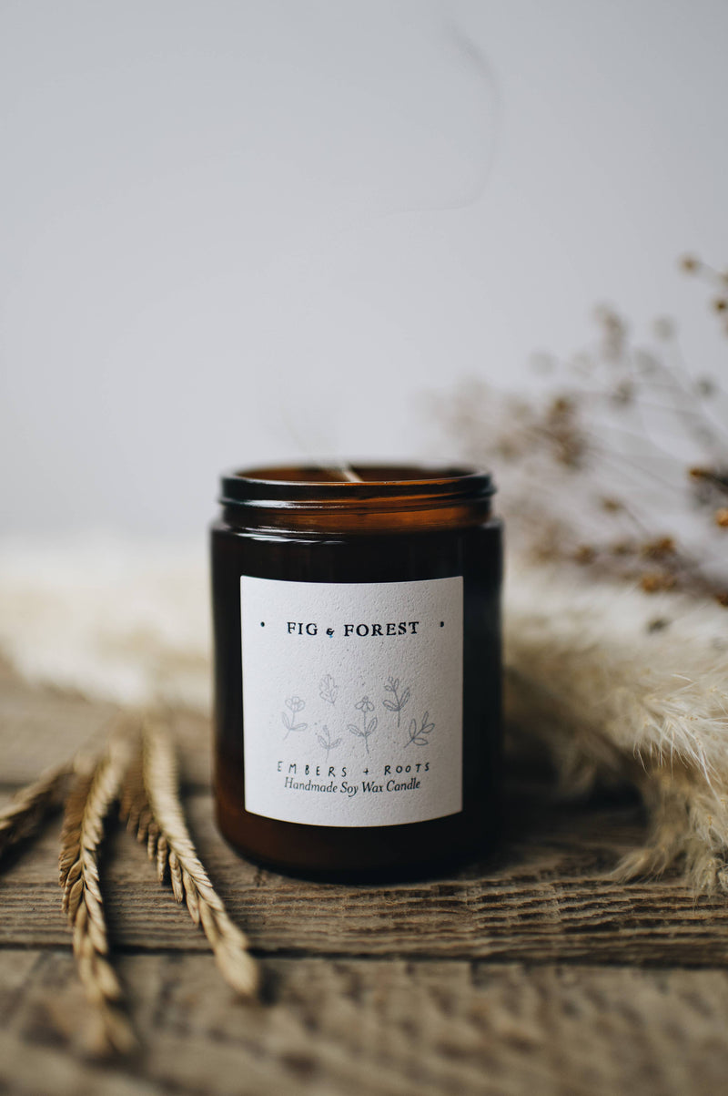 Embers & Roots Fig & Forest Candle