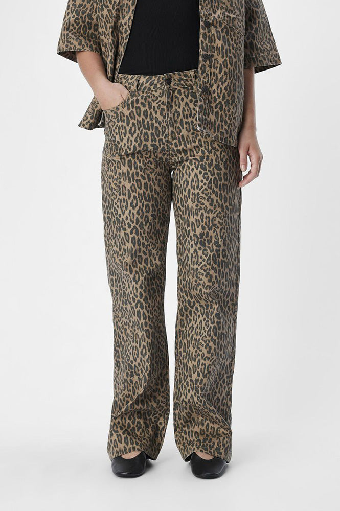 Object Seni Moji Leopard Trousers