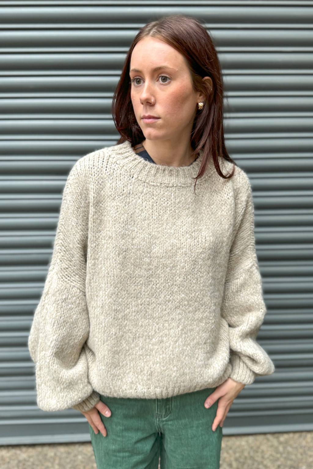 Noella Kalena Sand Knit Pullover