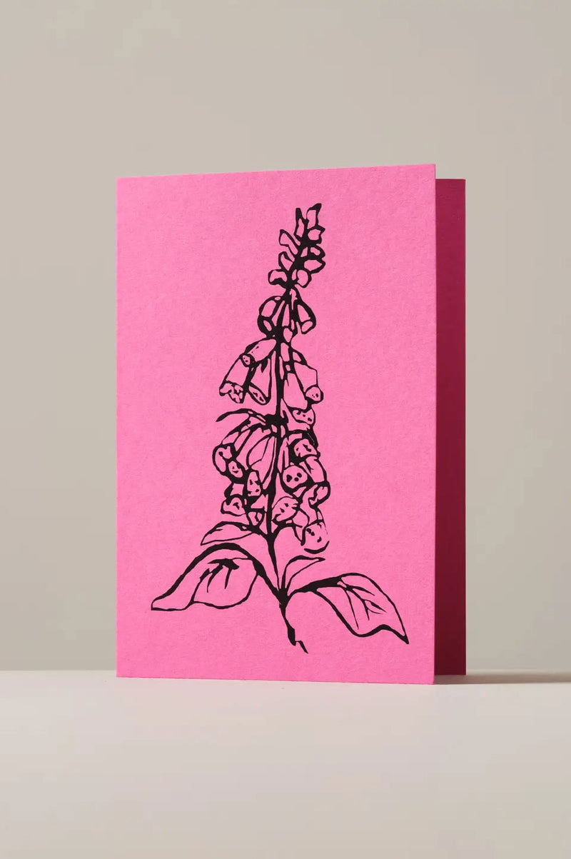 Atelier Auge Foxglove Greeting Card