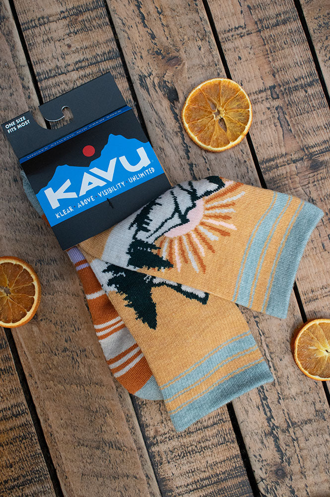 Kavu Moonwalk Gold Valley Socks