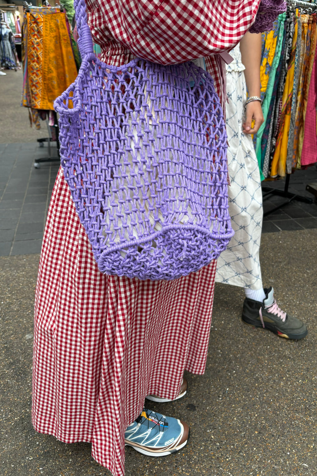 Compania Fantastica Lilac Shopper Bag