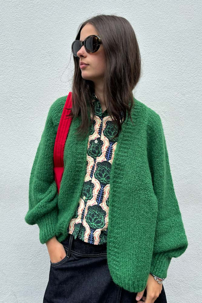 Noella Fora Green Cardigan