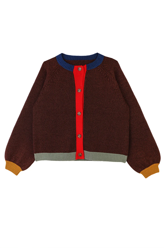 L.F. Markey Ives Chocolate Cardigan