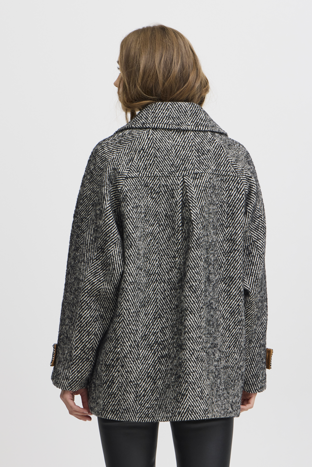 Atelier Rêve Jesse Herringbone Jaquard Coat