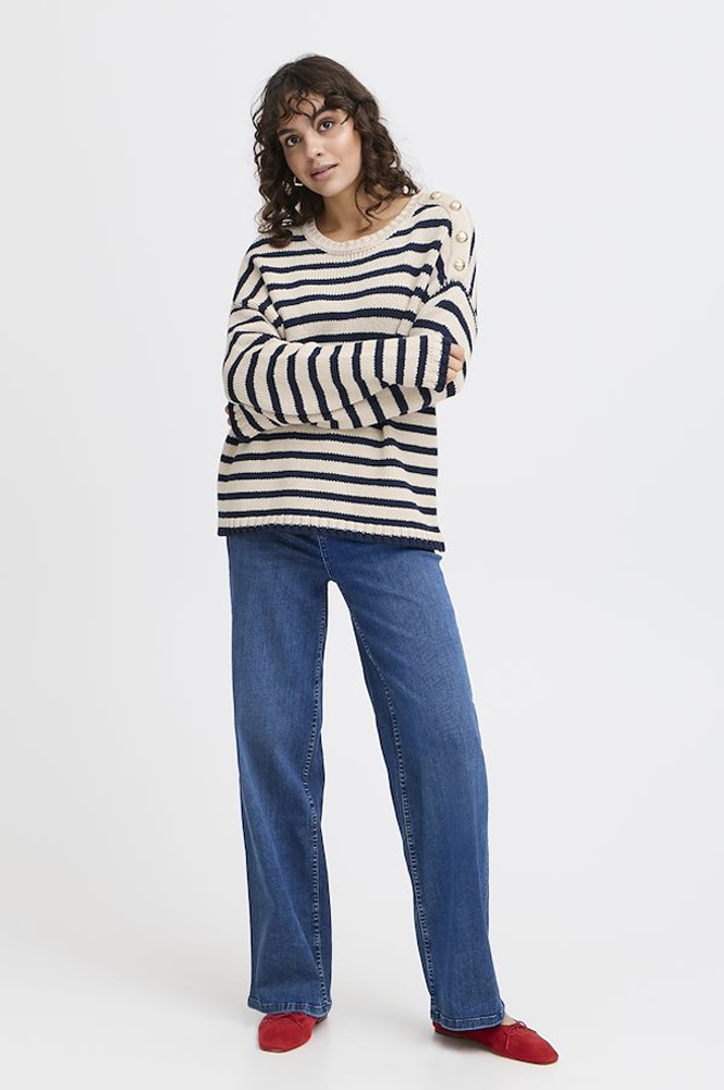 Fransa Belinda Moonbeam Mix Pullover