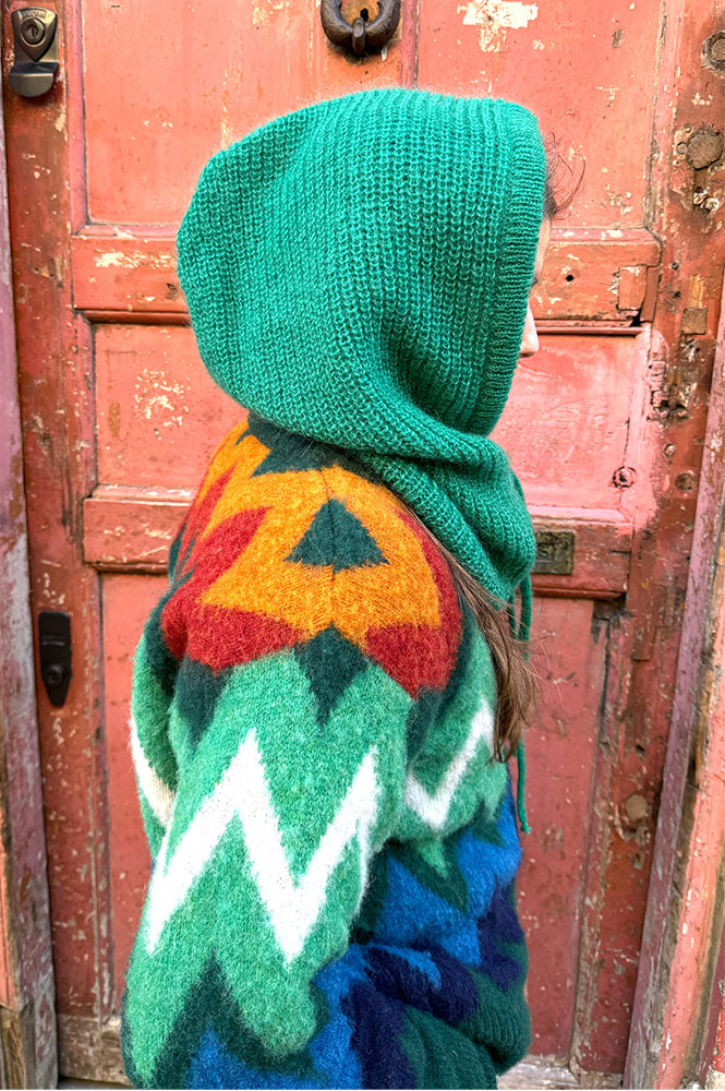 Leon & Harper Minot Green Balaclava