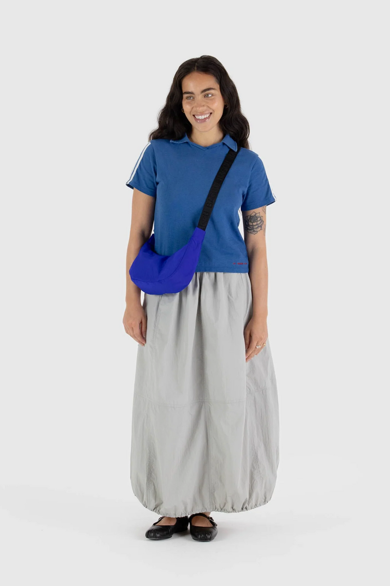 Baggu Small Crescent Lapis Bag