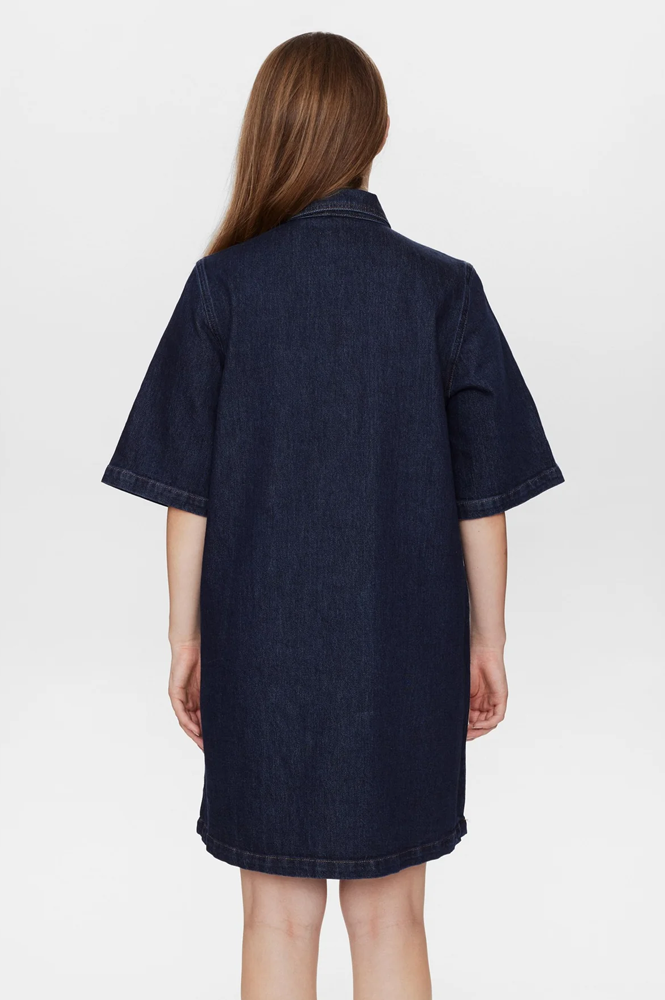 Numph London Dark Blue Denim Dress