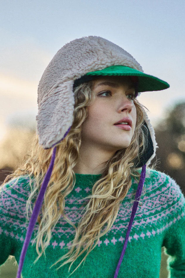 Lowie Colourblock Trapper Hat