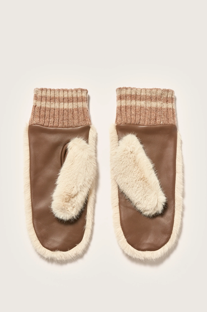 Bellerose Madina Cream Mittens