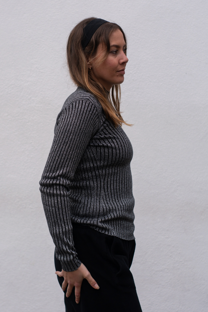 Minus Lemia Knit Silver Pullover