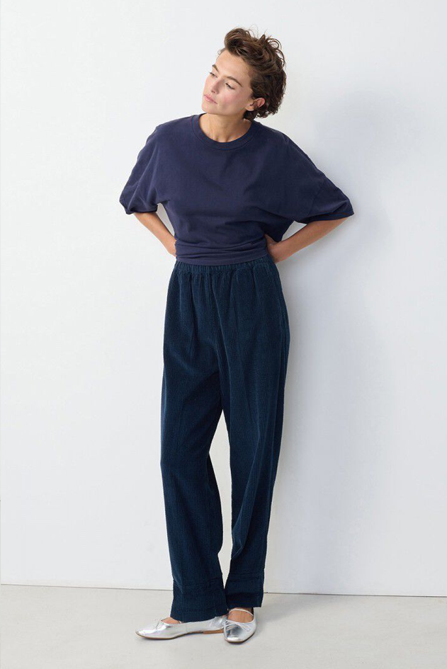 American Vintage Padow Navy Trousers