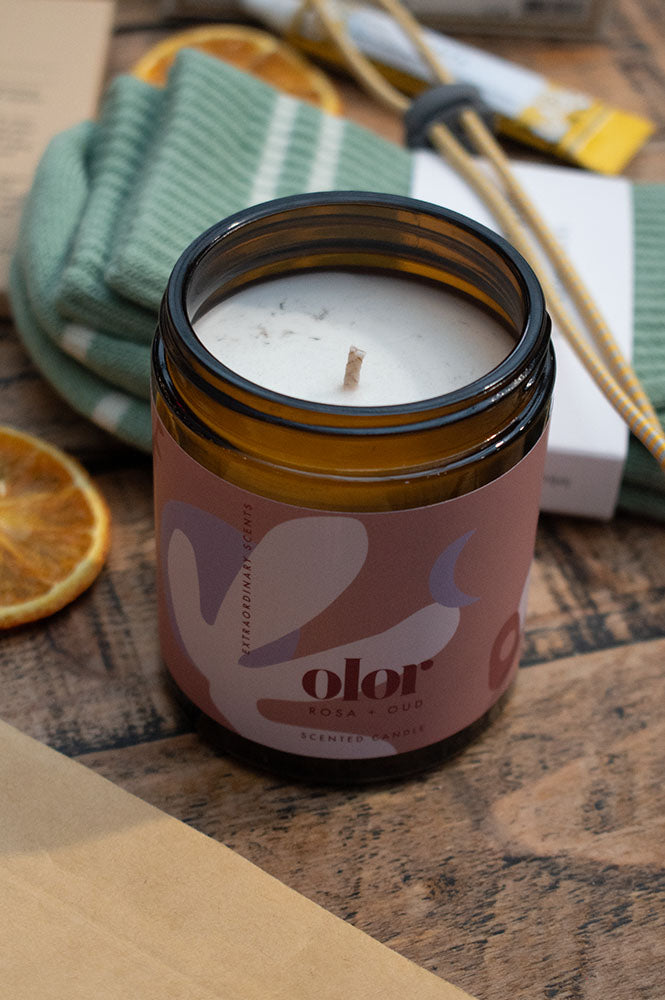 Olor Rosa + Oud Jar Candle