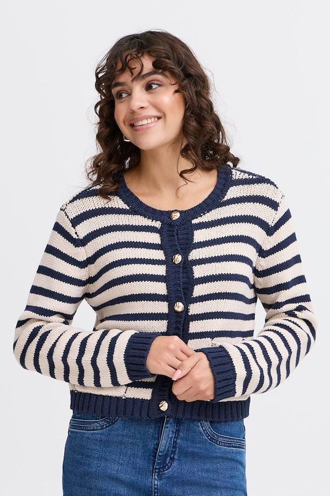 Fransa Belinda Moonbeam Mix Cardigan