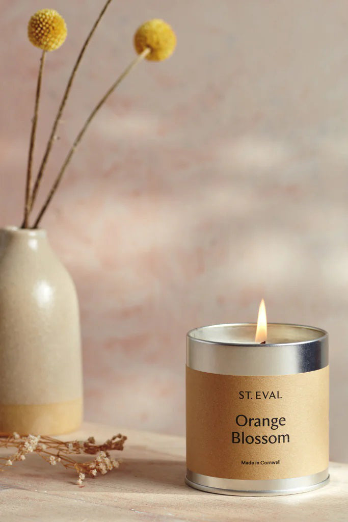 SS24 St. Eval Orange Blossom Scented Tin - The Mercantile London