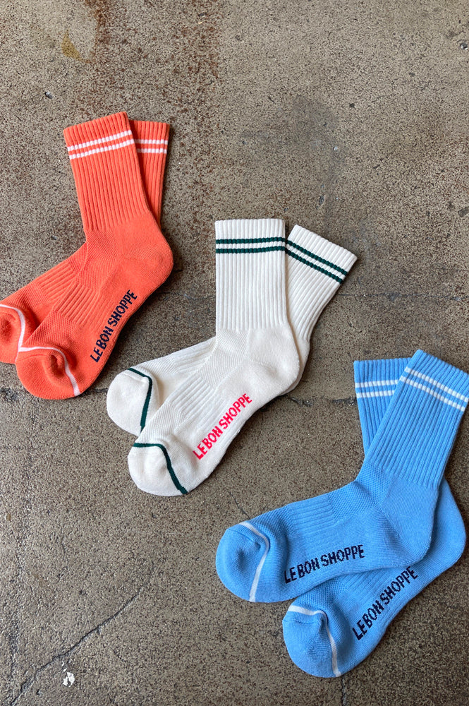 Le Bon Shoppe Boyfriend Parchment Socks - The Mercantile London