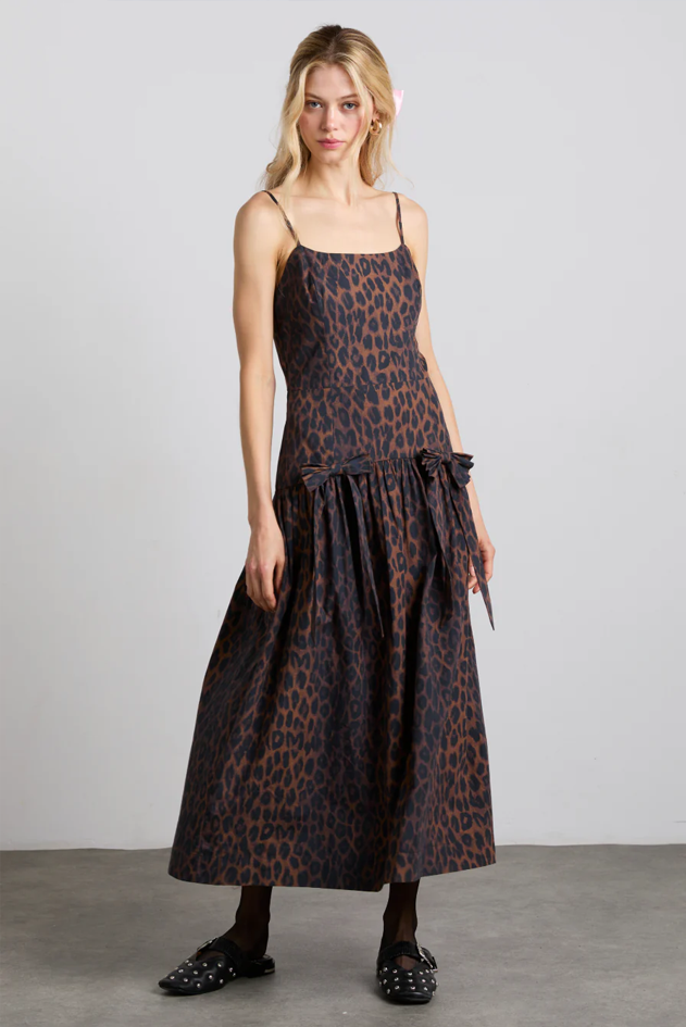 Damson Madder Persephone Dark Leopard Dress