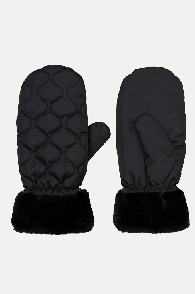 Beck Söndergaard Makara Black Puff Mittens - The Mercantile London