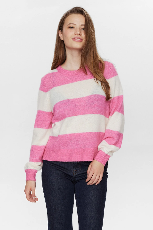 Numph Riette Pink Cosmos Pullover