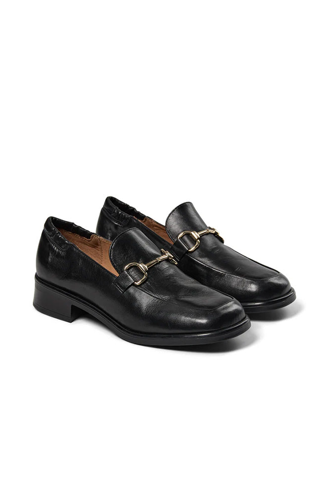 Pavement Maui Buckle Black Loafers